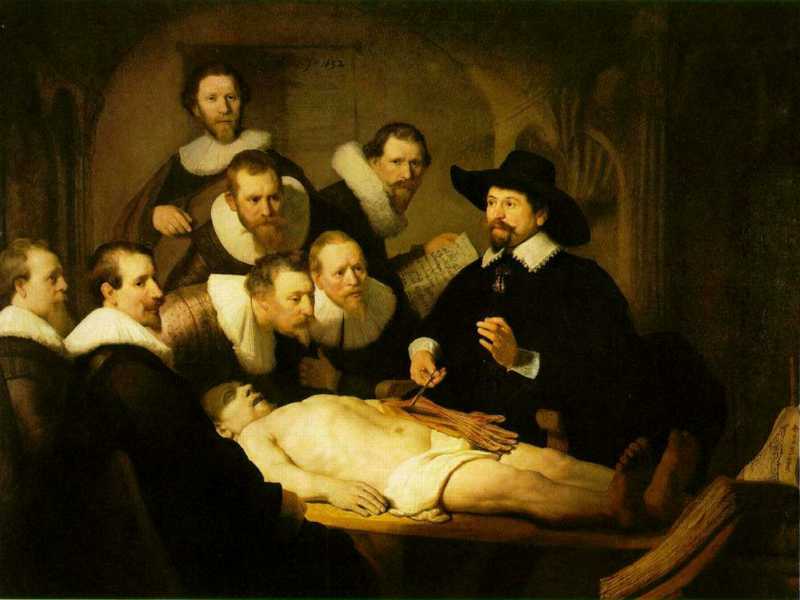 Rembrandt, The Anatomy Lecture of Dr. Nicolaes Tulp [1632] 
